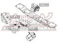 ПОДУШКА ДВИГАТЕЛЯ ЗАДНЯЯ MT 0412-V23RMT