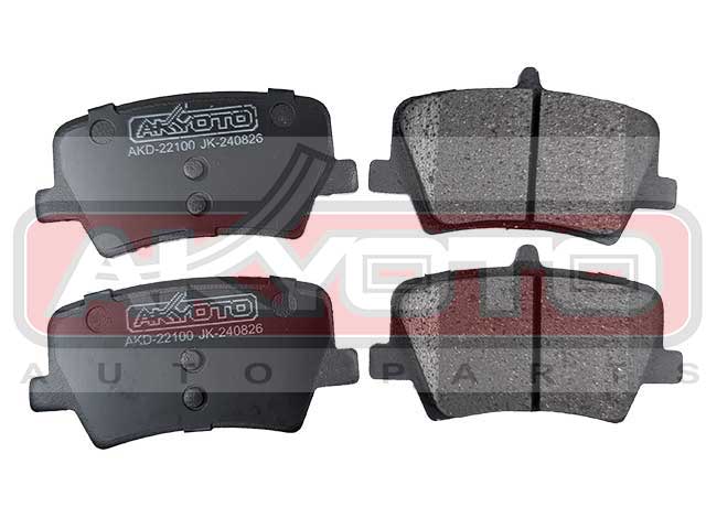 КОЛОДКИ ТОРМОЗНЫЕ ДИСКОВЫЕ ЗАДНИЕ AKD-22100