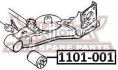 САЙЛЕНТБЛОК ЗАДНЕЙ БАЛКИ 1101-001