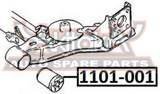САЙЛЕНТБЛОК ЗАДНЕЙ БАЛКИ 1101-001