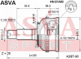 ШРУС НАРУЖНЫЙ 32x55x26 HN-21A50