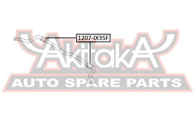 ВТУЛКА ПЕРЕДНЕГО СТАБИЛИЗАТОРА D25.5 1207-IX35F