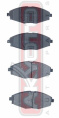 КОЛОДКИ ТОРМОЗНЫЕ ДИСКОВЫЕ ПЕРЕДНИЕ AKD-1253
