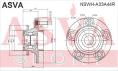 СТУПИЦА ЗАДНЯЯ С КОЛЬЦОМ АБС NSWH-A33A44R