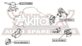 ПОДУШКА ДВИГАТЕЛЯ ПРАВАЯ 0112-ST190RH
