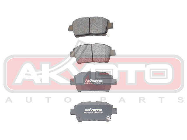 КОЛОДКИ ТОРМОЗНЫЕ ДИСКОВЫЕ ПЕРЕДНИЕ AKD-38107