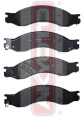 КОЛОДКИ ТОРМОЗНЫЕ ДИСКОВЫЕ ПЕРЕДНИЕ AKD-08101