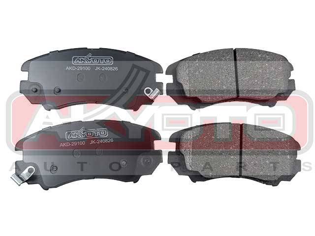 КОЛОДКИ ТОРМОЗНЫЕ ДИСКОВЫЕ ПЕРЕДНИЕ AKD-29100