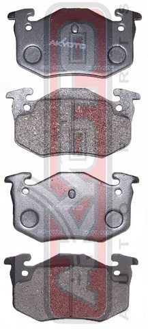 КОЛОДКИ ТОРМОЗНЫЕ ДИСКОВЫЕ ЗАДНИЕ AKD-03322