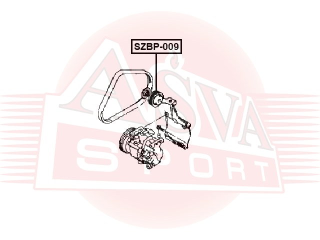 РОЛИК НАТЯЖНОЙ SZBP-009