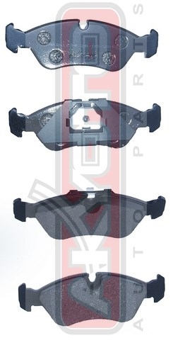 КОЛОДКИ ТОРМОЗНЫЕ ДИСКОВЫЕ ПЕРЕДНИЕ AKD-1234