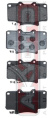 КОЛОДКИ ТОРМОЗНЫЕ ДИСКОВЫЕ ПЕРЕДНИЕ AKD-1142
