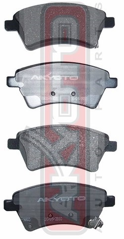 КОЛОДКИ ТОРМОЗНЫЕ ДИСКОВЫЕ ПЕРЕДНИЕ AKD-9803