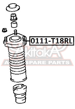 ОПОРА АМОРТИЗАТОРА 0111-T18RL