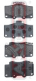 КОЛОДКИ ТОРМОЗНЫЕ ДИСКОВЫЕ ПЕРЕДНИЕ AKD-1387