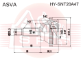 ШРУС НАРУЖНЫЙ 23x60x27 HY-SNT20A47