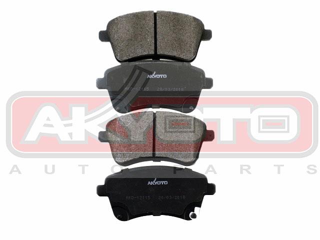 КОЛОДКИ ТОРМОЗНЫЕ ДИСКОВЫЕ ПЕРЕДНИЕ AKD-12115