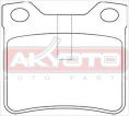 КОЛОДКИ ТОРМОЗНЫЕ ДИСКОВЫЕ ПЕРЕДНИЕ AKD-0304