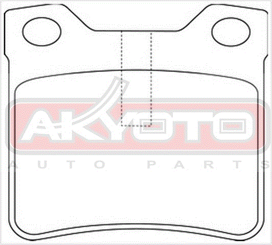 КОЛОДКИ ТОРМОЗНЫЕ ДИСКОВЫЕ ПЕРЕДНИЕ AKD-0304