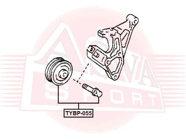 РОЛИК НАТЯЖНОЙ TYBP-055