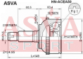 ШРУС НАРУЖНЫЙ 32x64x28 HN-ACEA50