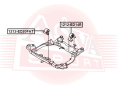 ПОДУШКА ДВИГАТЕЛЯ ЗАДНЯЯ 1212-ED14R