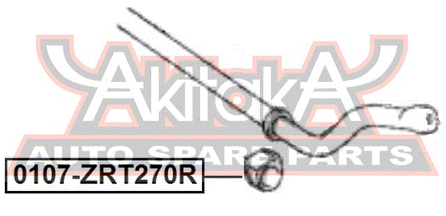 ВТУЛКА ЗАДНЕГО СТАБИЛИЗАТОРА D22 0107-ZRT270R