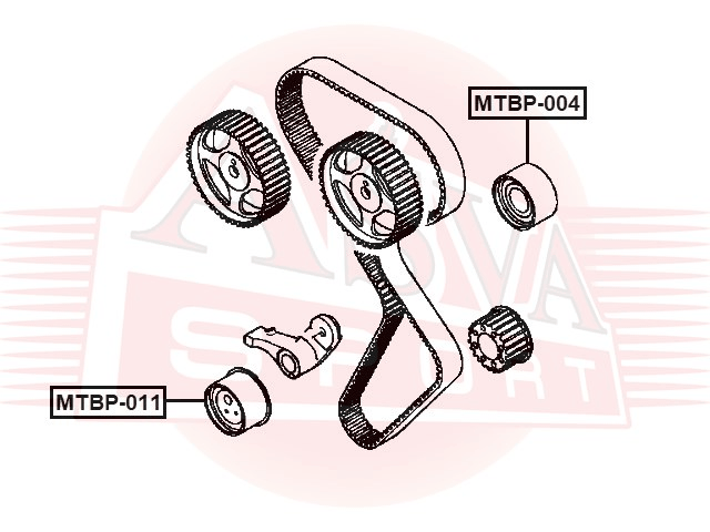 РОЛИК НАТЯЖНОЙ MTBP-011