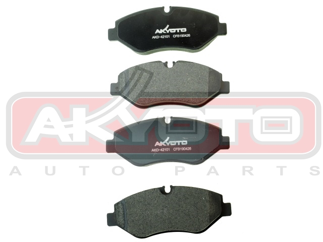 КОЛОДКИ ТОРМОЗНЫЕ ДИСКОВЫЕ ПЕРЕДНИЕ AKD-42101