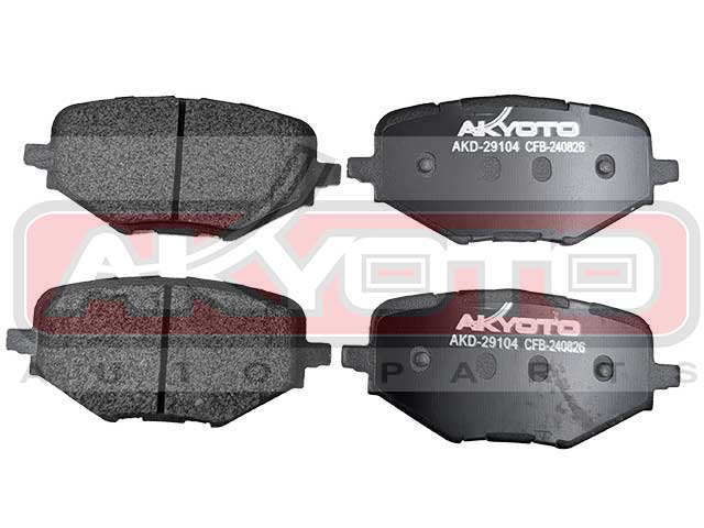 КОЛОДКИ ТОРМОЗНЫЕ ДИСКОВЫЕ ЗАДНИЕ AKD-29104