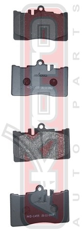 КОЛОДКИ ТОРМОЗНЫЕ ДИСКОВЫЕ ПЕРЕДНИЕ AKD-1455