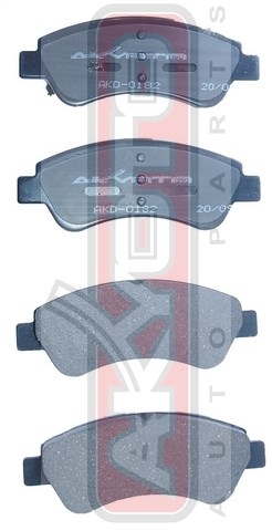 КОЛОДКИ ТОРМОЗНЫЕ ДИСКОВЫЕ ПЕРЕДНИЕ AKD-0182