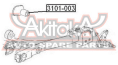 САЙЛЕНТБЛОК ЗАДНЕЙ БАЛКИ 3101-003