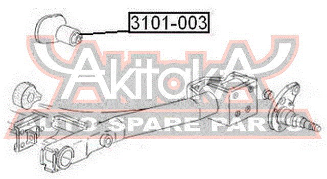 САЙЛЕНТБЛОК ЗАДНЕЙ БАЛКИ 3101-003