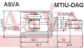 ШРУС ВНУТРЕННИЙ 23x41x25 MTIU-DAG