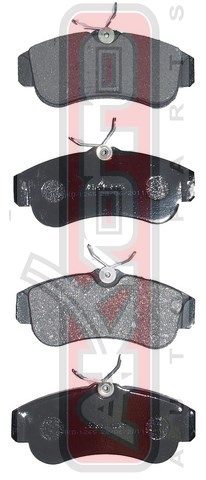 КОЛОДКИ ТОРМОЗНЫЕ ДИСКОВЫЕ ПЕРЕДНИЕ AKD-1265