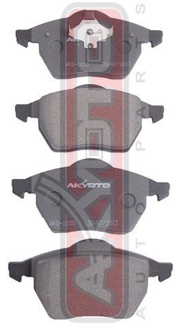 КОЛОДКИ ТОРМОЗНЫЕ ДИСКОВЫЕ ПЕРЕДНИЕ AKD-1030