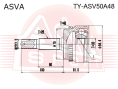ШРУС НАРУЖНЫЙ 33x70x26 TY-ASV50A48