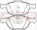 КОЛОДКИ ТОРМОЗНЫЕ ДИСКОВЫЕ ПЕРЕДНИЕ AKD-0337