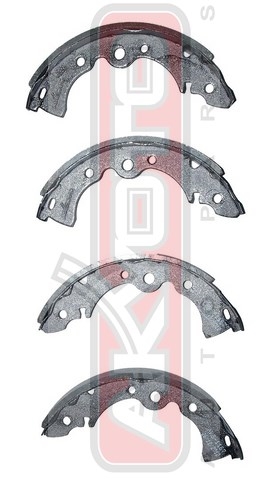 КОЛОДКИ ТОРМОЗНЫЕ БАРАБАННЫЕ ЗАДНИЕ AKS-1167