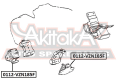 ПОДУШКА ДВИГАТЕЛЯ ПЕРЕДНЯЯ 0112-VZN185F