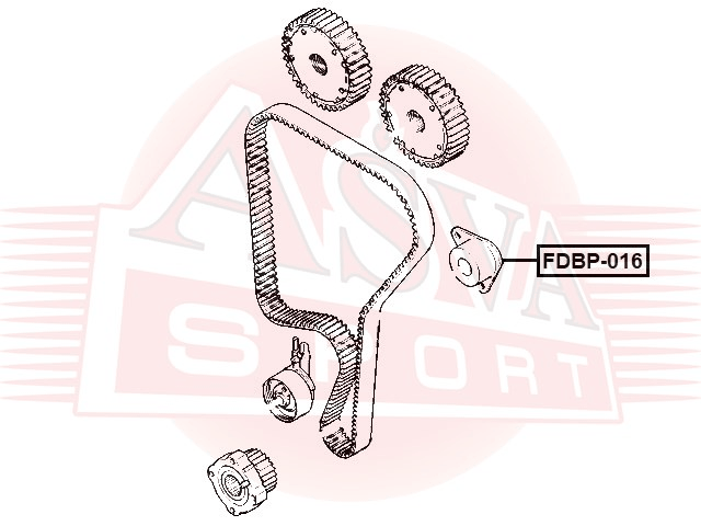 РОЛИК НАТЯЖНОЙ FDBP-016