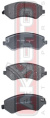 КОЛОДКИ ТОРМОЗНЫЕ ДИСКОВЫЕ ПЕРЕДНИЕ AKD-0980
