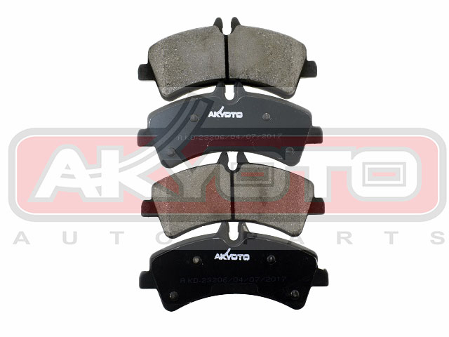 КОЛОДКИ ТОРМОЗНЫЕ ДИСКОВЫЕ ЗАДНИЕ AKD-23206