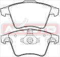 КОЛОДКИ ТОРМОЗНЫЕ ДИСКОВЫЕ ПЕРЕДНИЕ AKD-0353