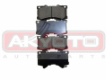 КОЛОДКИ ТОРМОЗНЫЕ ДИСКОВЫЕ ПЕРЕДНИЕ AKD-14108