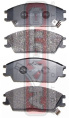 КОЛОДКИ ТОРМОЗНЫЕ ДИСКОВЫЕ ПЕРЕДНИЕ AKD-1271