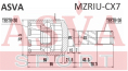 ШРУС ВНУТРЕННИЙ ЗАДНИЙ 30x35x26 MZRIU-CX7