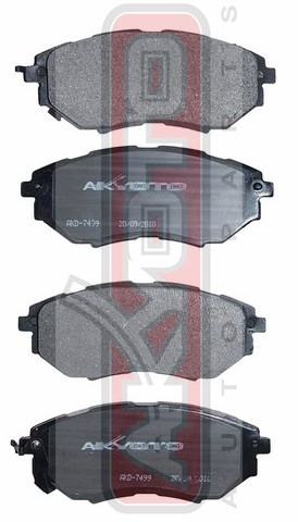 КОЛОДКИ ТОРМОЗНЫЕ ДИСКОВЫЕ ПЕРЕДНИЕ AKD-7499