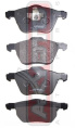 КОЛОДКИ ТОРМОЗНЫЕ ДИСКОВЫЕ ПЕРЕДНИЕ AKD-0224